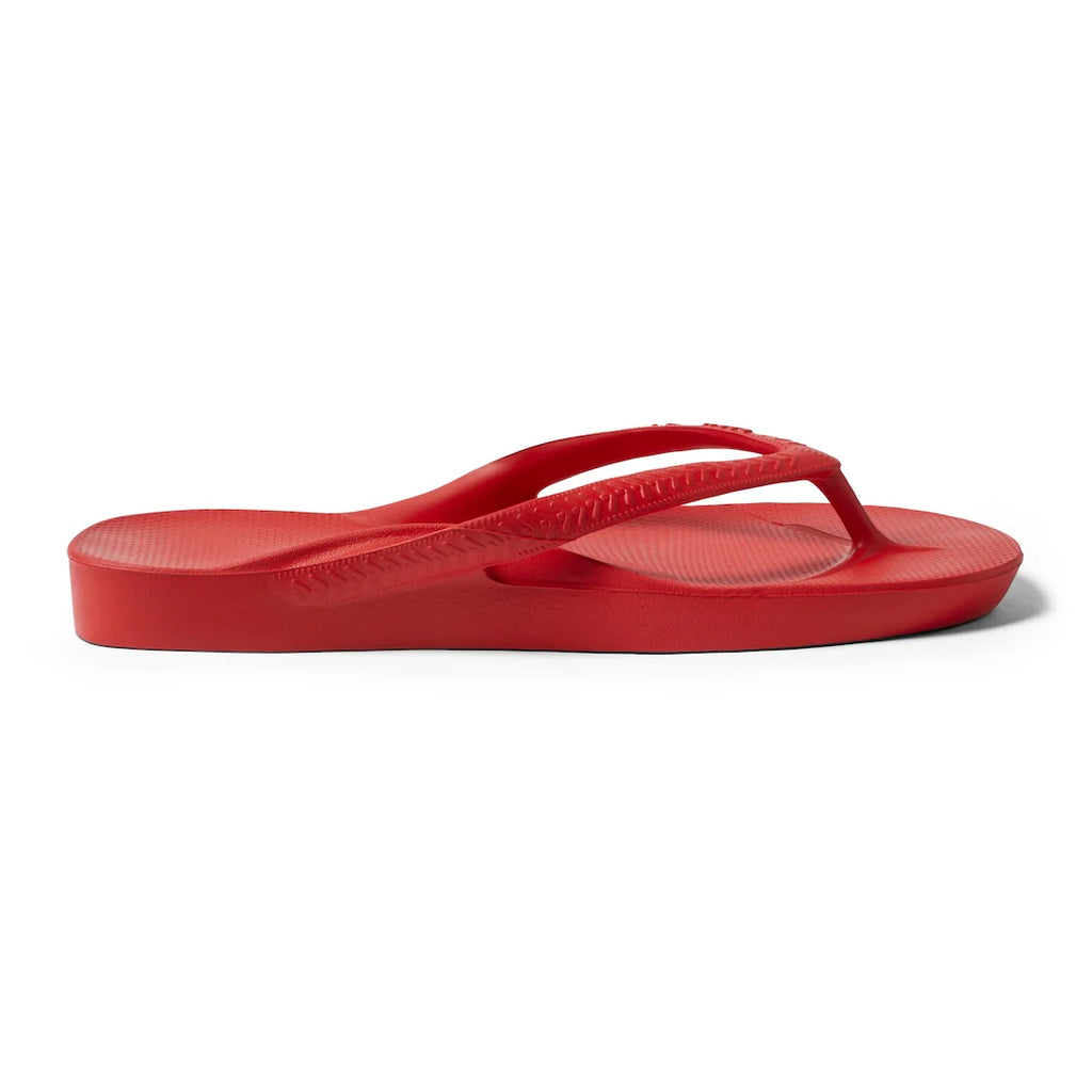 Arch Support Flip Flops - Classic - Chili Red